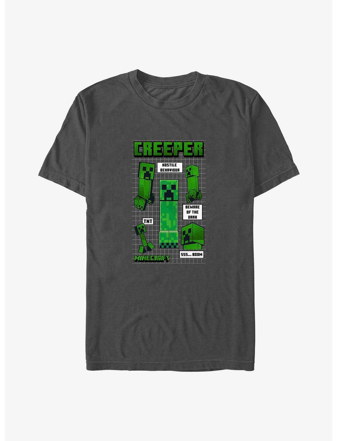 Minecraft Creeper Infograph T-Shirt