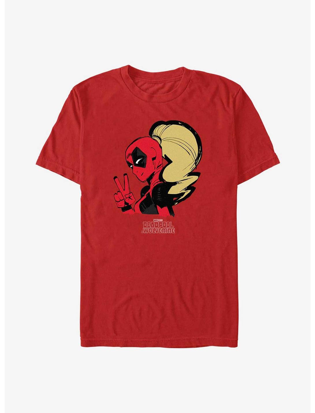 Marvel Deadpool & Wolverine Lady Deadpool Peace T-Shirt